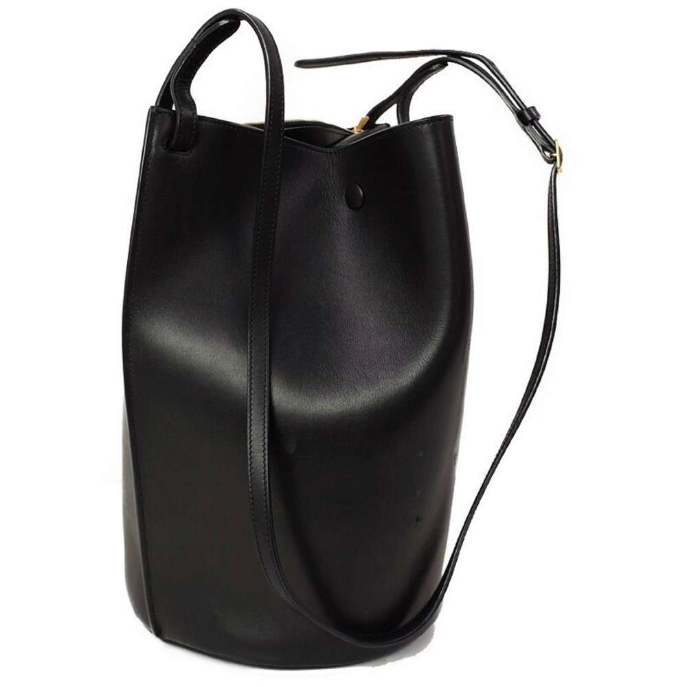 Celine Black Pinched Bag Bucket Leather Shoulder